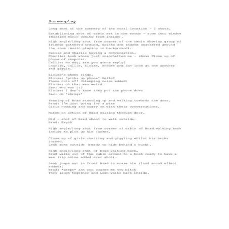 Nocturnal screenplay | DOCX