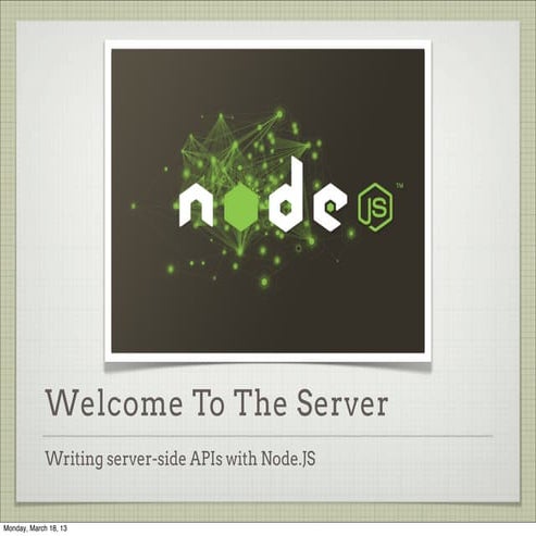 Node JS | PPT
