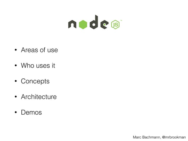 Node.js Zurich Meetup #1