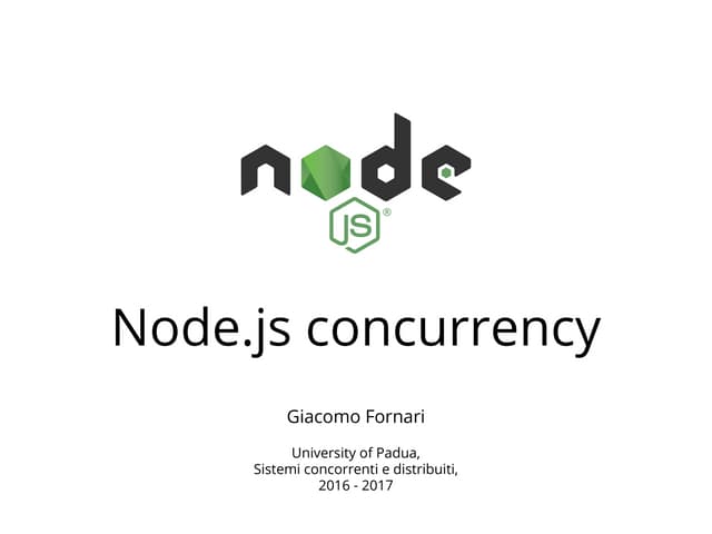Node.js concurrency