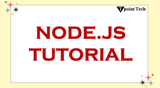 🚀 Node.js Simplified – A Visual Guide for Beginners!