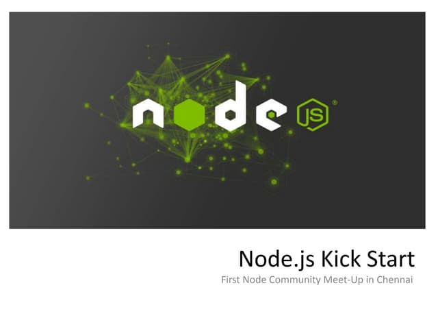 Node Community Chennai MeetUp1