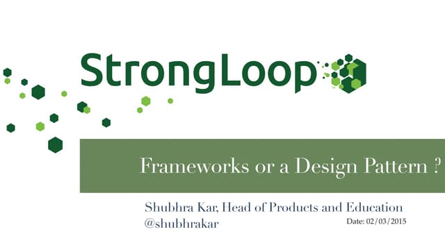 Node frameworks talk_hackerdojo