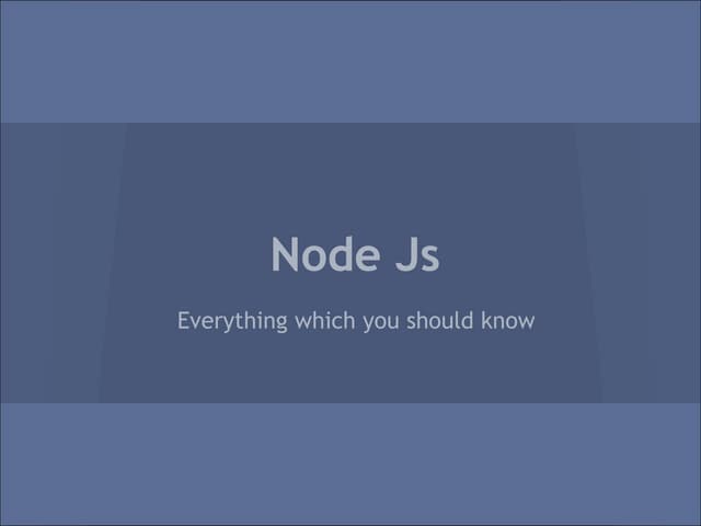 Node js