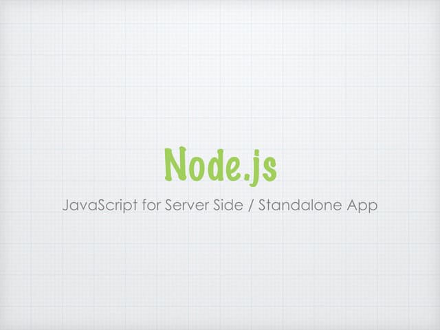 Node js