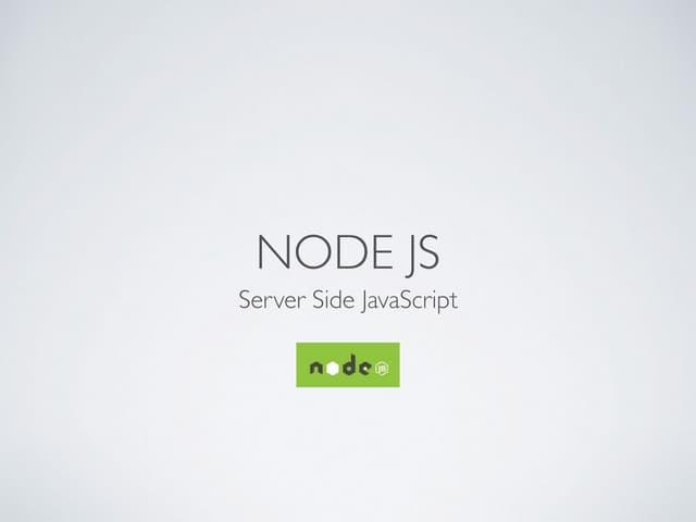 Nodejs