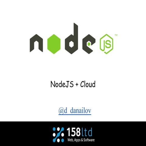 CloudConfVarna - Nodejs 26.07.2014