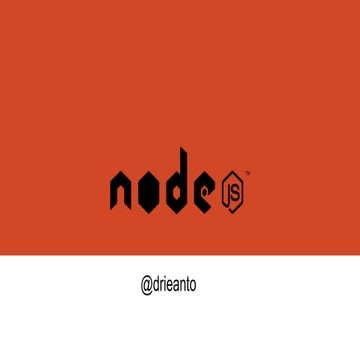 Introducing Nodejs - Javascript on the server