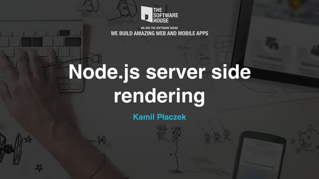 Node.js server-side rendering | PPT