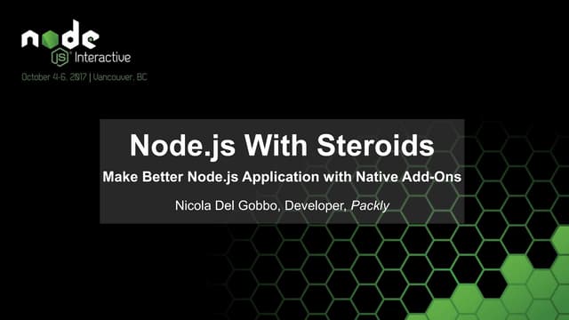 Node js with steroids