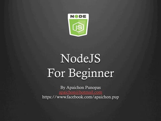 Introduction to Node.js