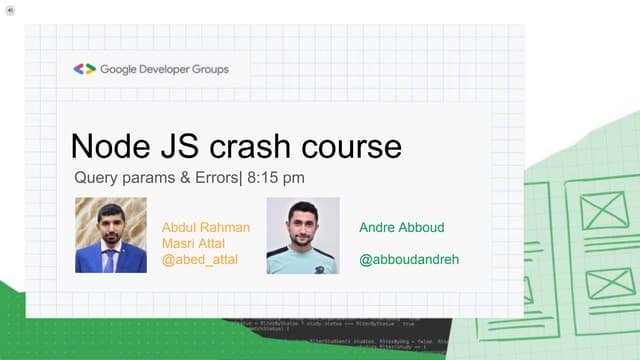 Node js crash course   session 3