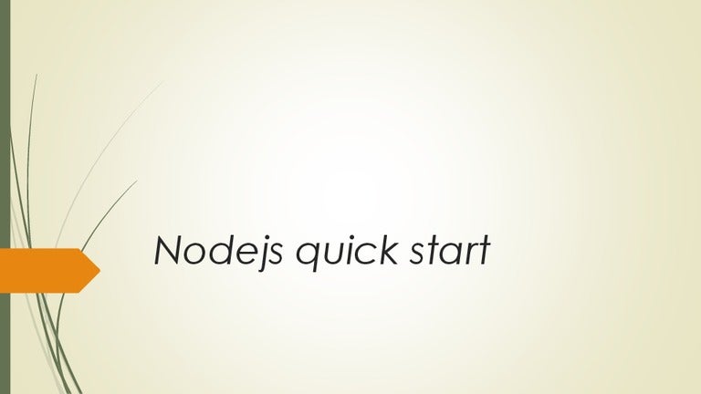 quick node js app quick node js app