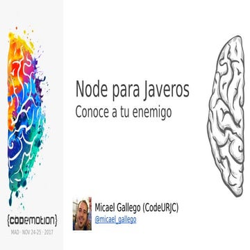 Node para Javeros: Conoce a tu enemigo