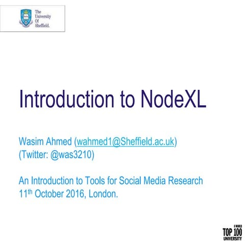 An Introduction to NodeXL