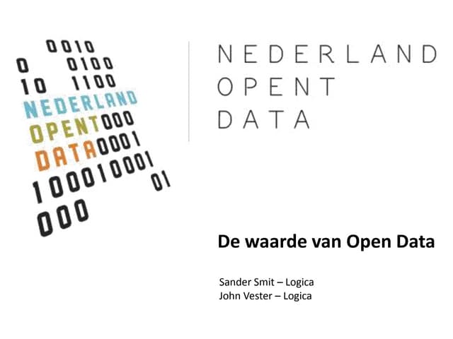 Nederland opent Data - ICTDelta 2011