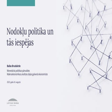 Nodokļu politika un tās iespējas 2023