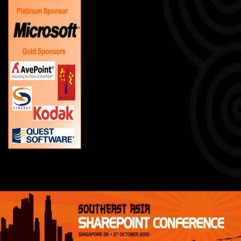 SEASPC 2011 - Building the Perfect SharePoint 2010 Farm: Real World Best Prac...