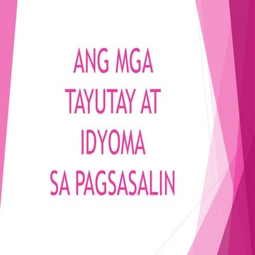 lesson 3 foreshadowing, parallelism, simultaneity- filipino ...