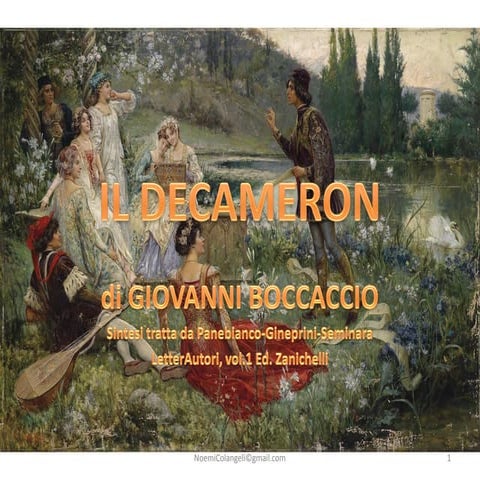 Noemi colangeli_Il Decameron