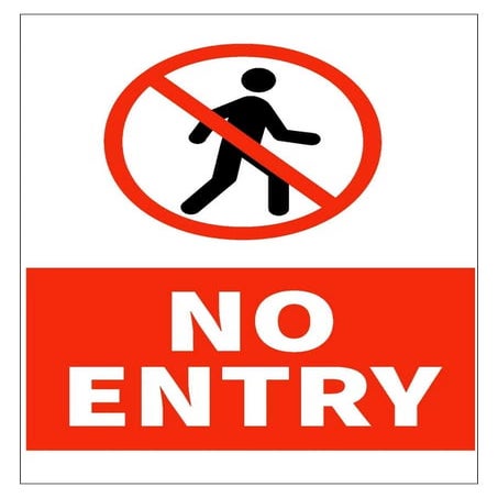No entry