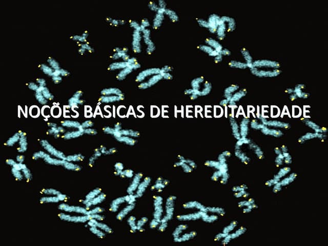 Noções básicas de hereditariedade