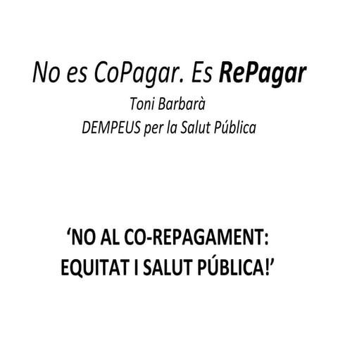 No es co pagar