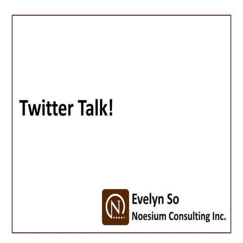 Intro to Twitter for Companies