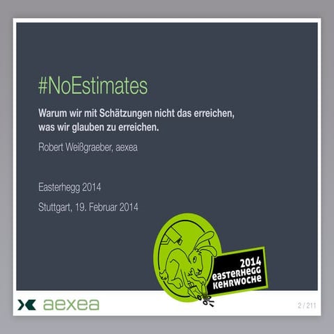 #NoEstimates