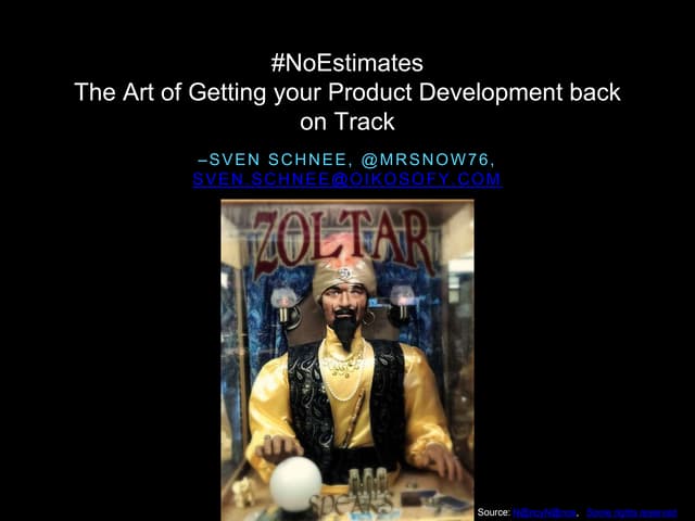#No estimates #smidig15 oslo