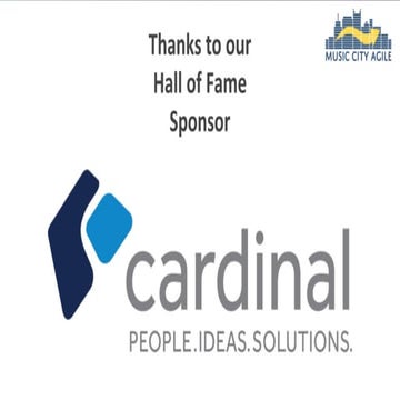 2017 Music City Agile Conference: NoEstimates Workshop