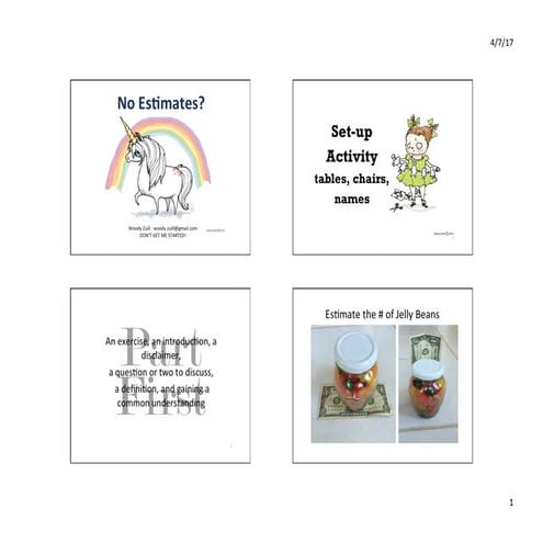 Beyond Estimates: Estimates or NoEstimates? by Woody Zuill at #AgileIndia2019