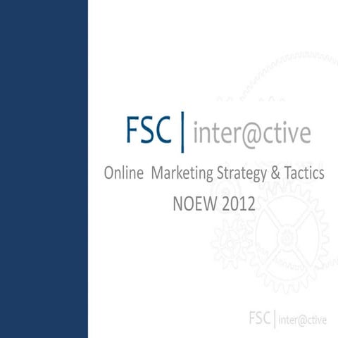 Noew 2012 presentation