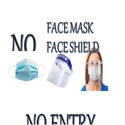 No face mask
