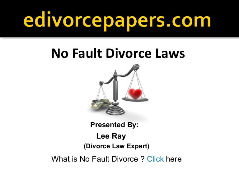 No fault divorce laws