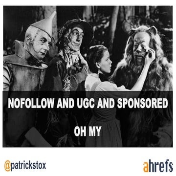 Nofollow UGC Sponsored SEO From Home Patrick Stox Ahrefs