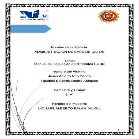 Manual de instalacion