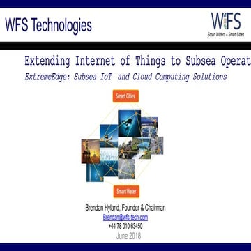 Noia Conference Presentation 2018 - Extending Internet of Things (IoT) to sub...
