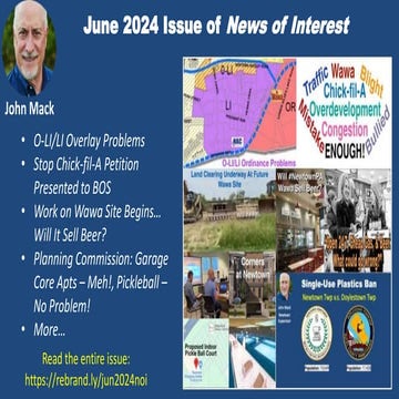 June 2024 Issue of Newtown News of Interest
