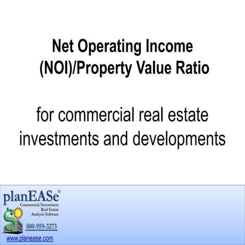 Net Operating Income (NOI) vs. Property Value