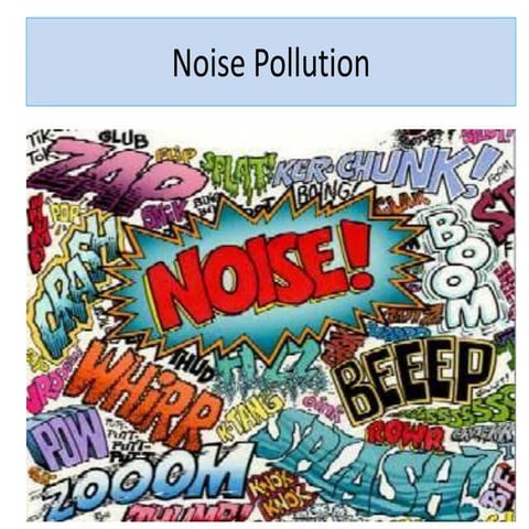 Noise pollution