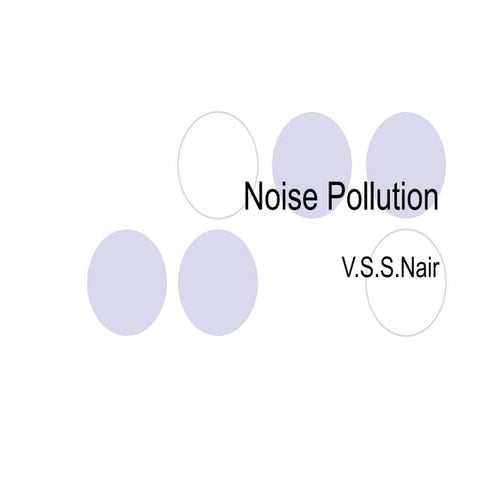 Noise Pollution