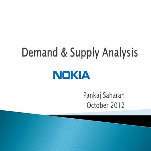 Demand-supply-analysis (Nokia)