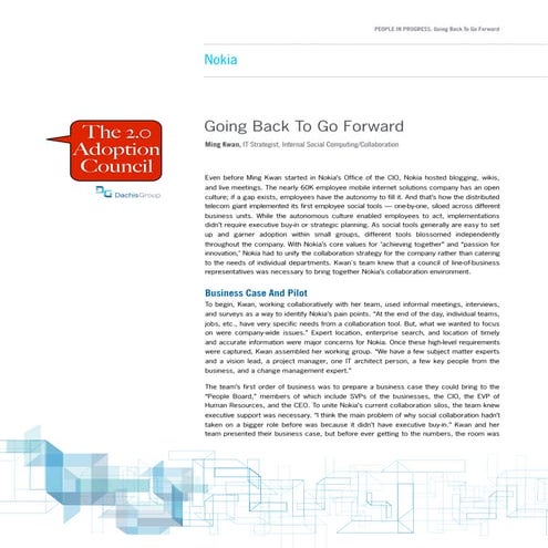 Nokia: People in Progress