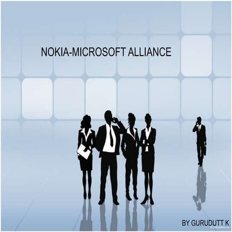Nokia microsoft alliance