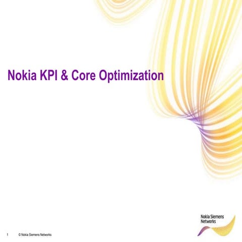 Nokia kpi and_core_optimization