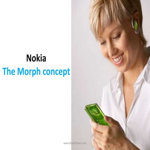 Nokia  the morph concept
