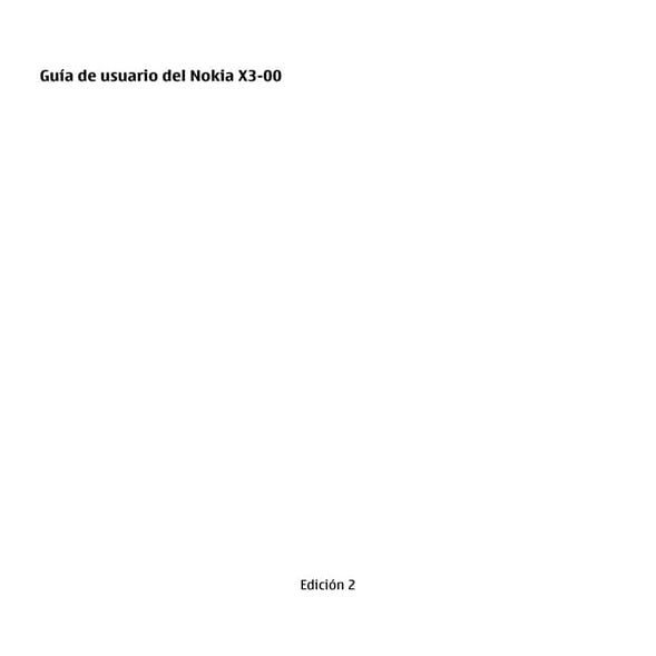 Nokia x3 00-ug_es
