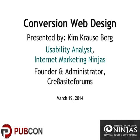 How to Increase Web Site Conversions with Persuasive Design