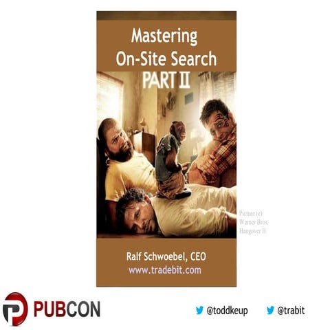 Mastering On-Site Search / Custom Site Search